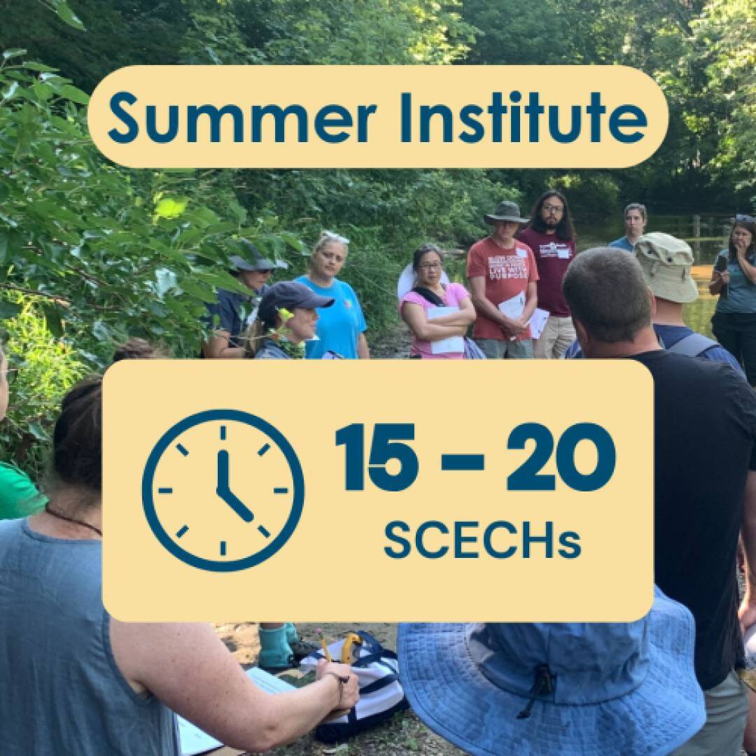 image of teachers learning, 15-20 SCECH credits